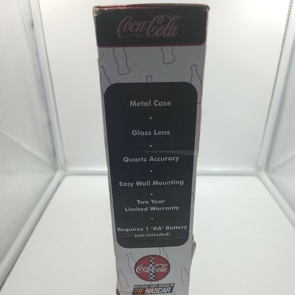 Dale Earnhardt Jr Coca Cola Wall Clock Signature Series NASCAR Coke Brand NEW - Picture 4 of 4